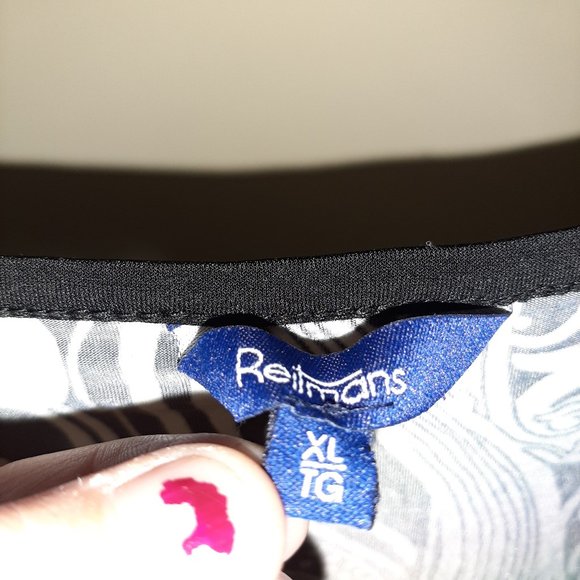 Reitmans XL Blouse with ties - Picture 2 of 3